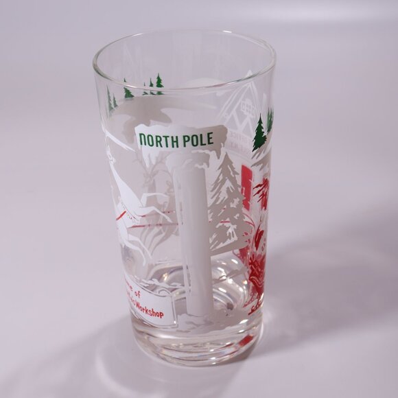Boscul Peanut Butter Tumblers Home of Santa's Workshop North Pole Set of 4 - Picture 5 of 5